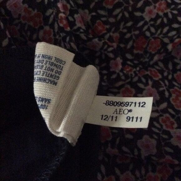 American Eagle Outfitters Ditsy Floral Tier Strapless Mini Dress - Picture 5 of 5